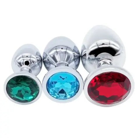 Stainless steel butt plugs (Various colours)