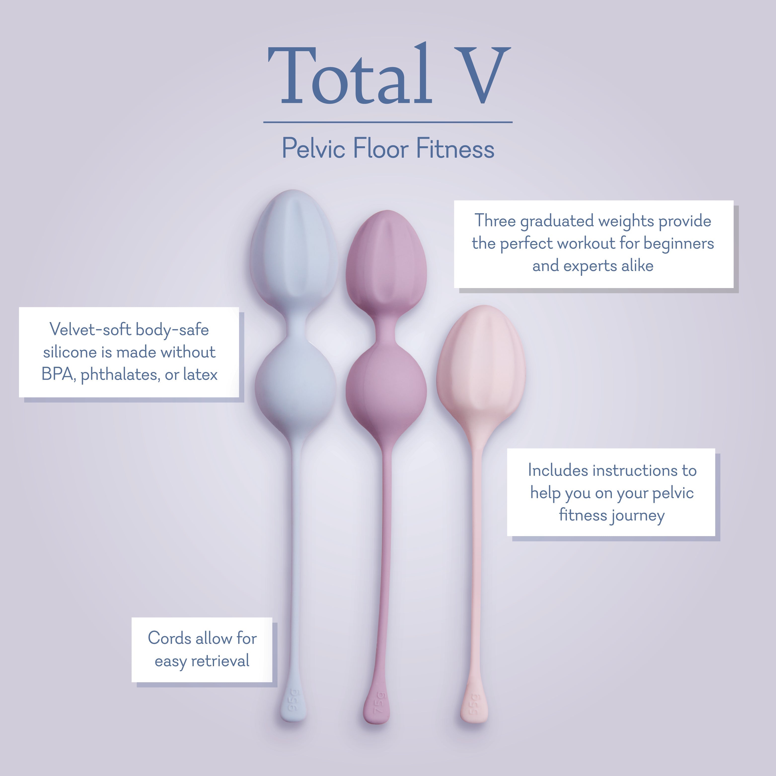 Total V - Kegel exercise set