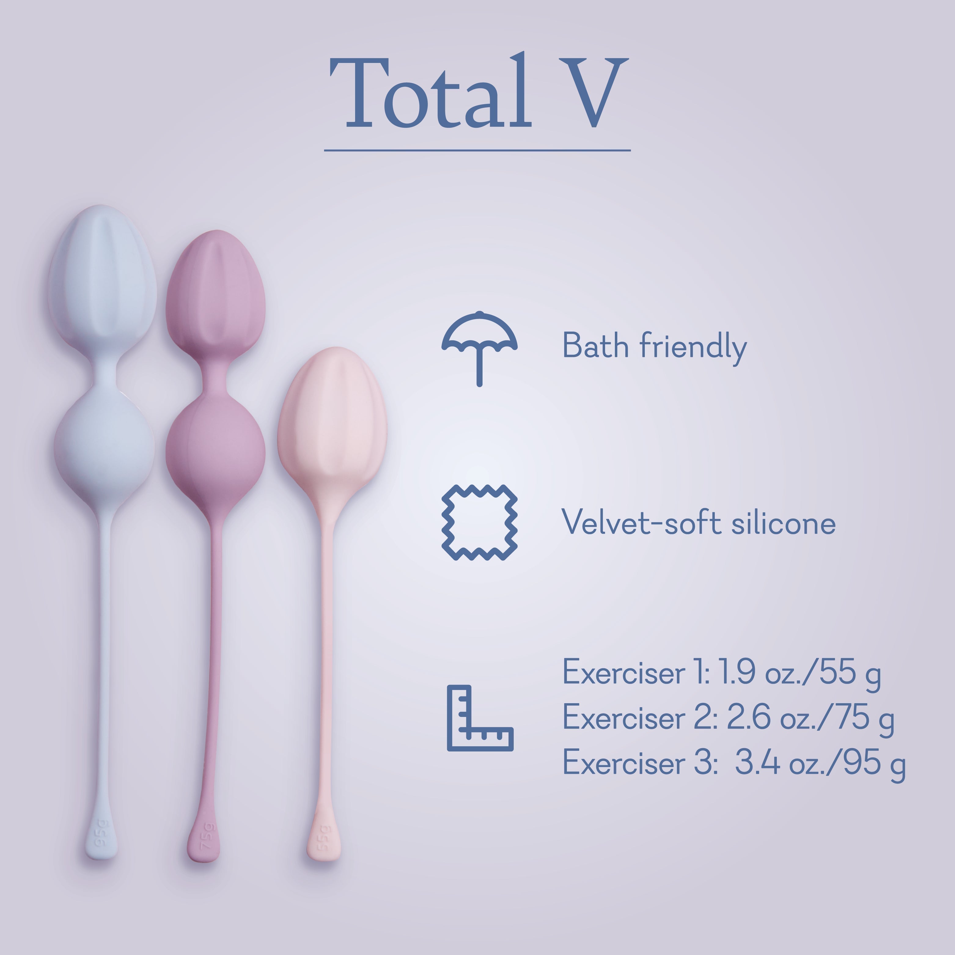 Total V - Kegel exercise set