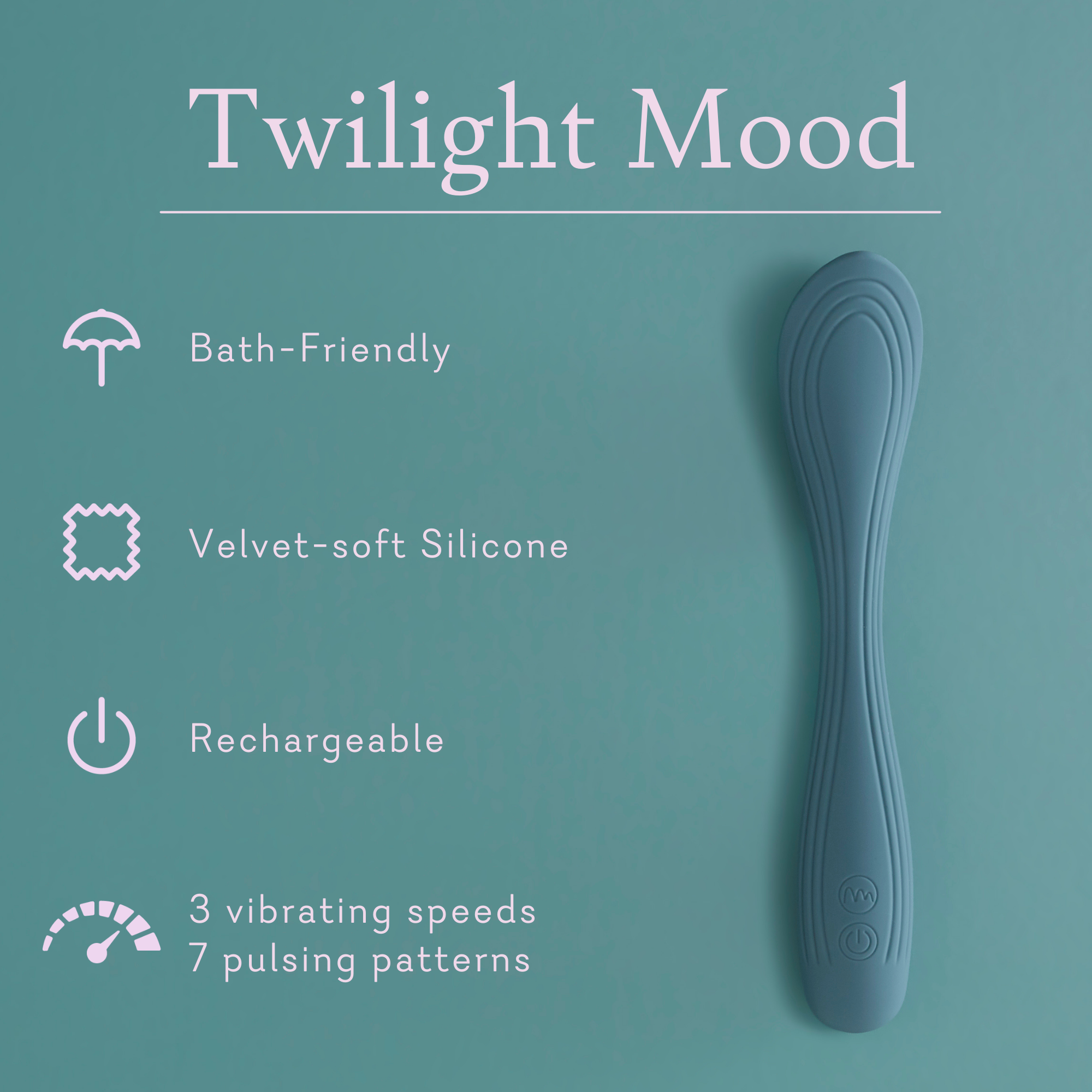 Twilight Mood - Flexible wand vibrator
